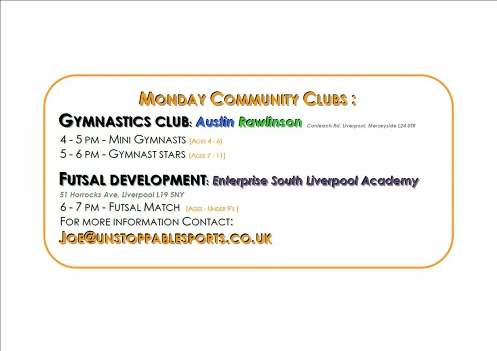 Monday Clubs